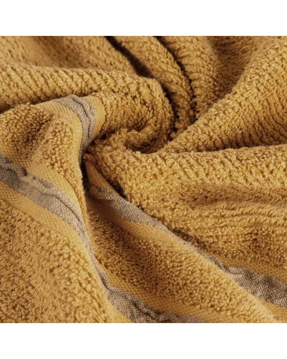 Ręcznik bawełna 30x50 Dina musztardowy Eurofirany Ręcznik bawełna 30x50 Dina musztardowy Eurofirany