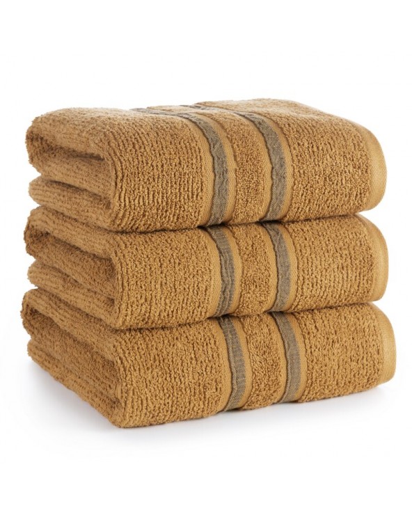 Ręcznik bawełna 50x90 Dina musztardowy Eurofirany