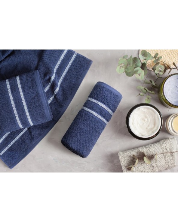 Ręcznik bawełna 50x90 Dina granatowy Eurofirany Ręcznik bawełna 50x90 Dina granatowy Eurofirany