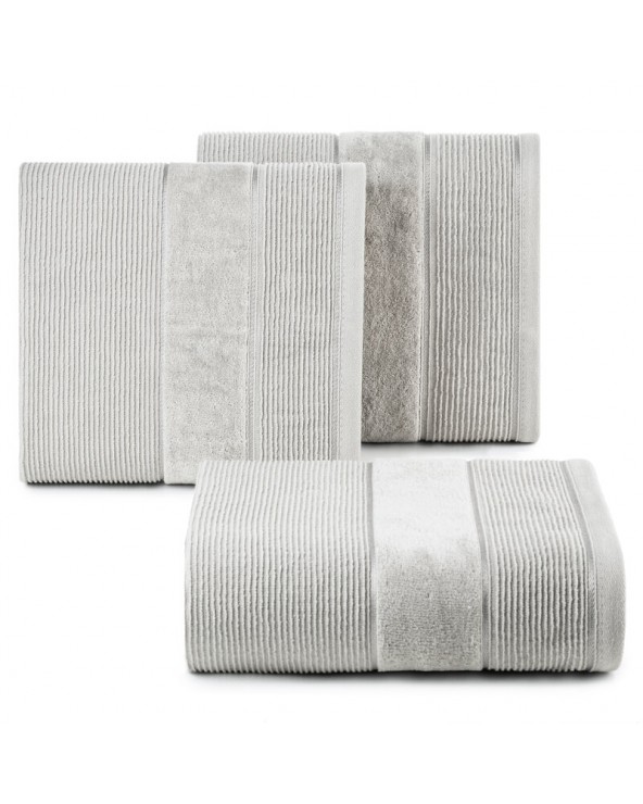 Ręcznik bawełna 50x90 Emma srebrny Eurofirany