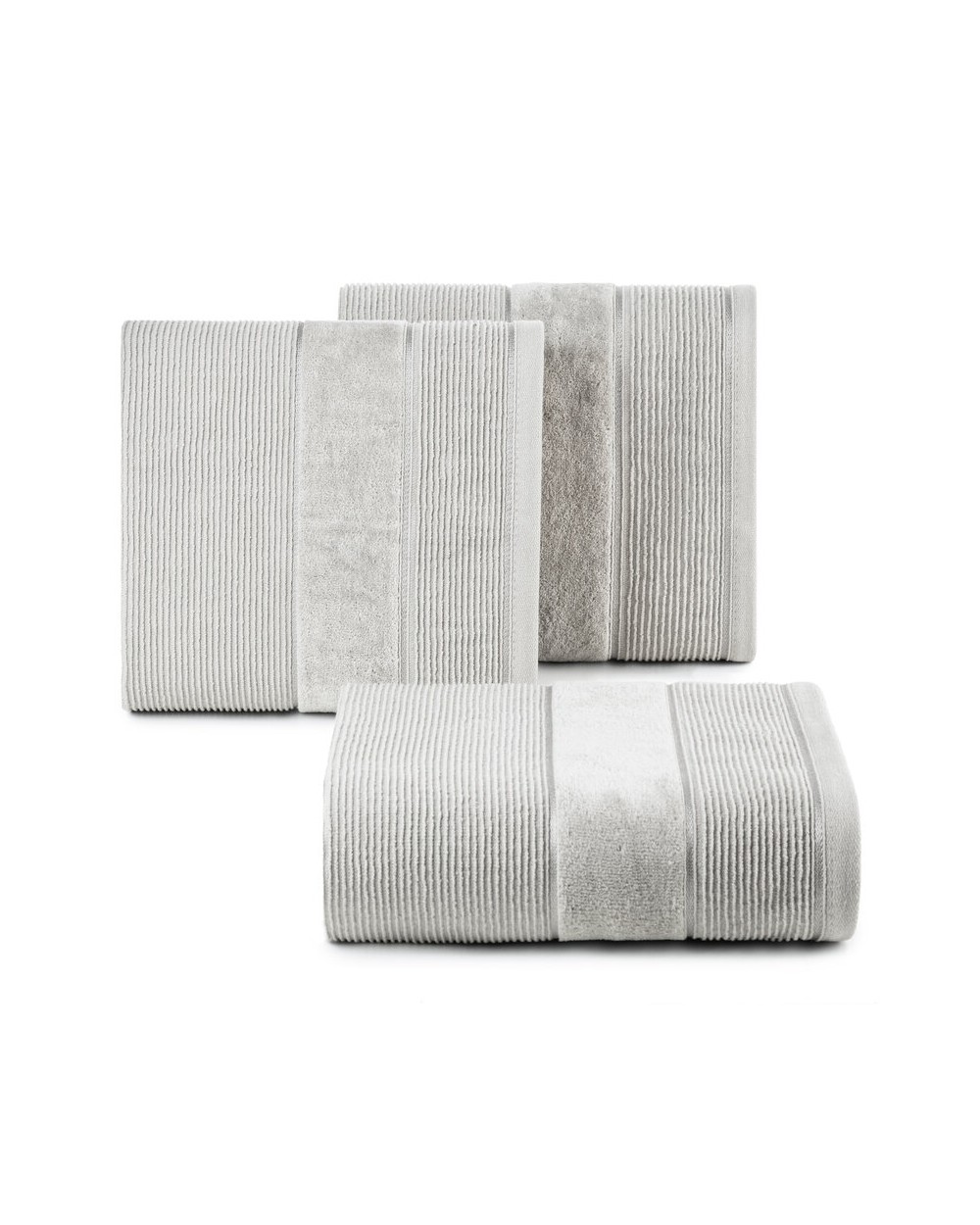 Ręcznik bawełna 70x140 Emma srebrny Eurofirany