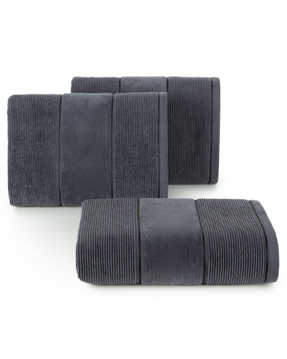 Ręcznik bawełna 50x90 Emma stalowy Eurofirany