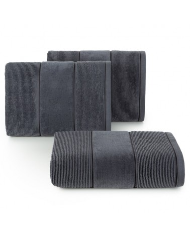 Ręcznik bawełna 50x90 Emma stalowy Eurofirany