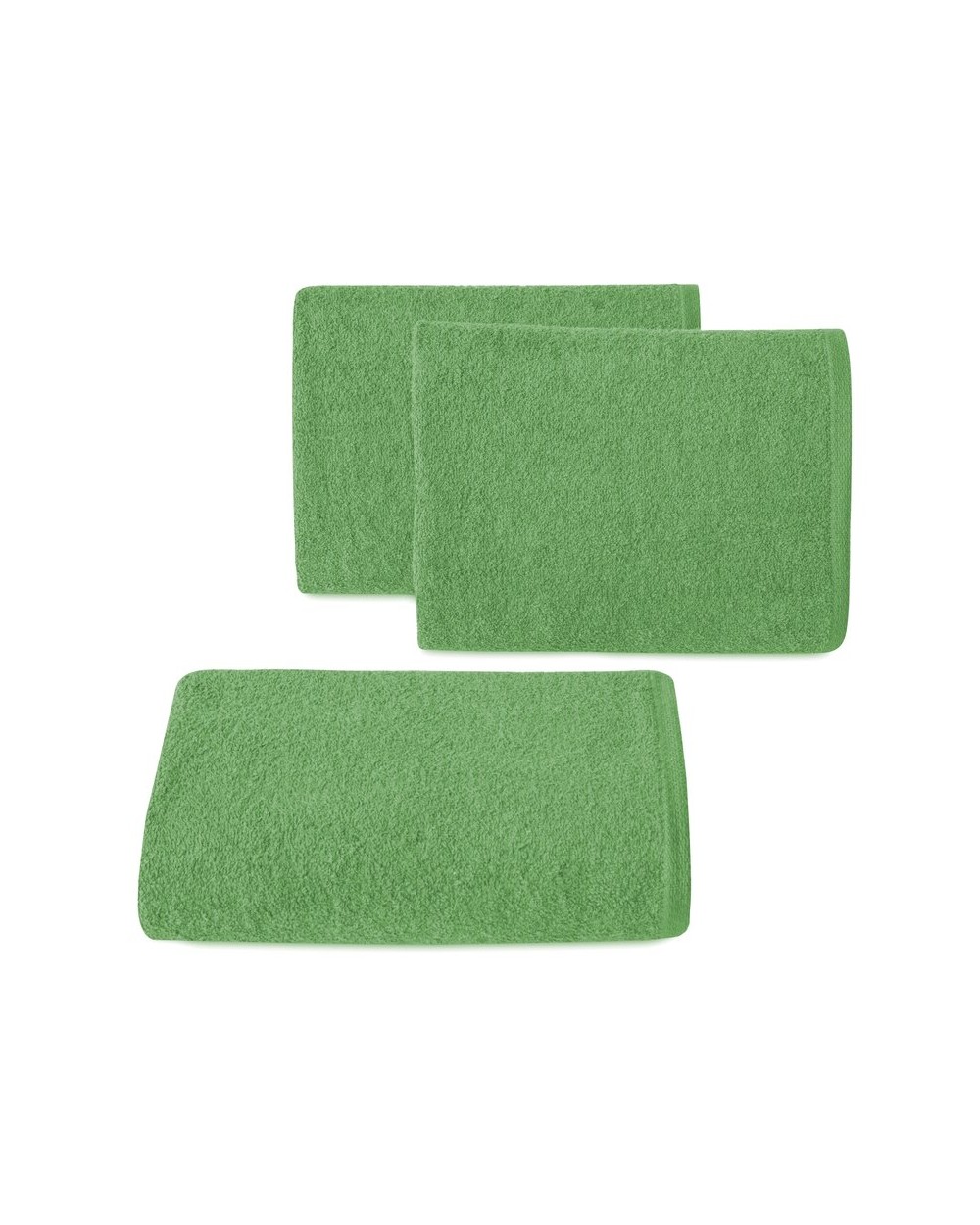 Ręcznik bawełna 70x140 Gładki 1 zielony Eurofirany