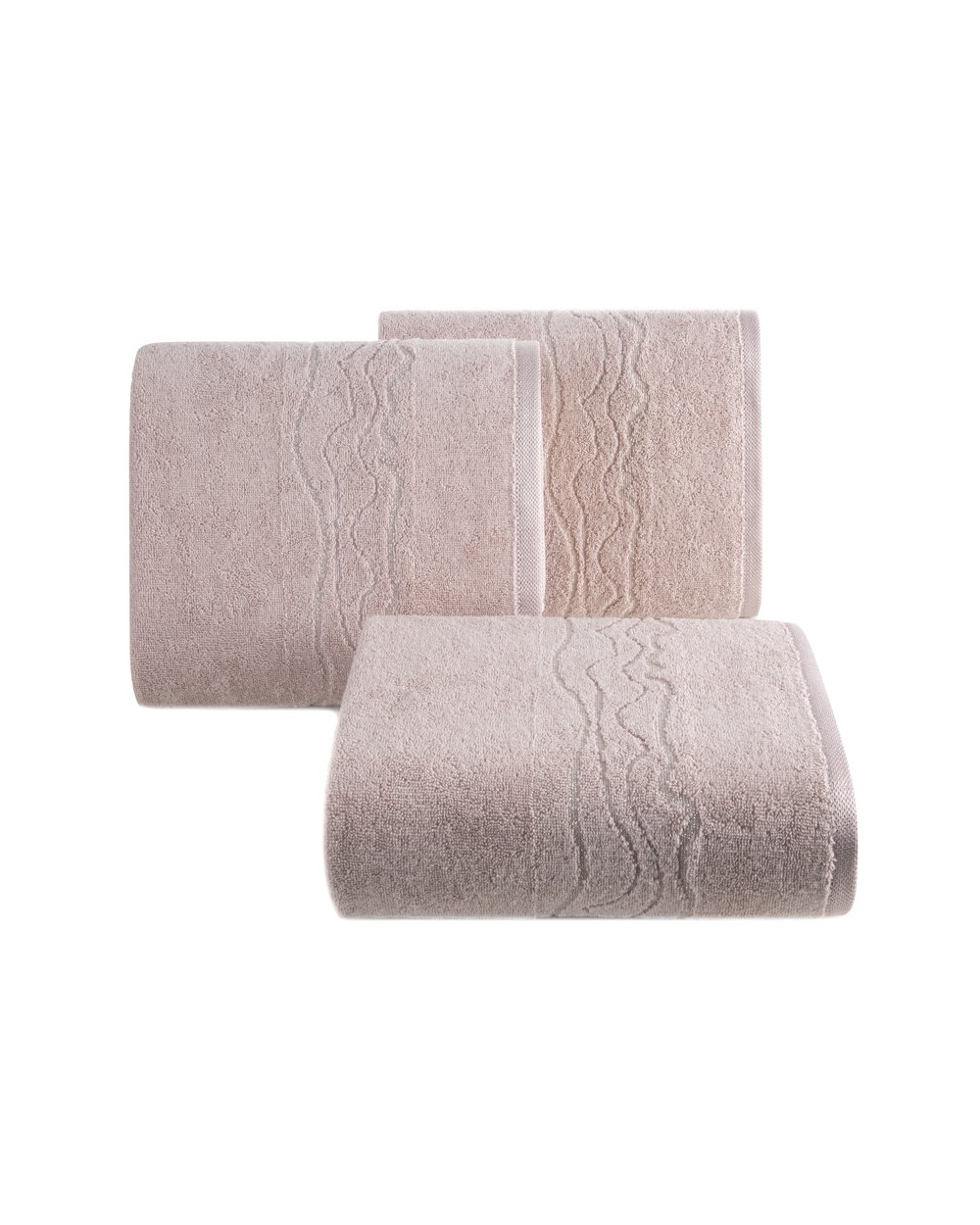 Ręcznik bawełna 70x140 Karin pudrowy Eurofirany Ręcznik bawełna 70x140 Karin pudrowy Eurofirany