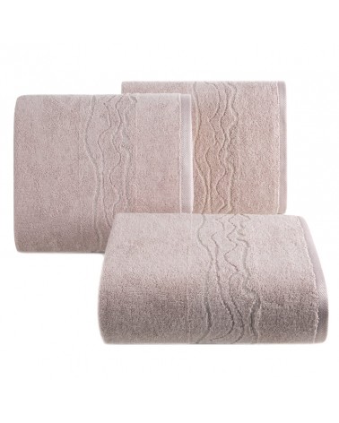 Ręcznik bawełna 70x140 Karin pudrowy Eurofirany