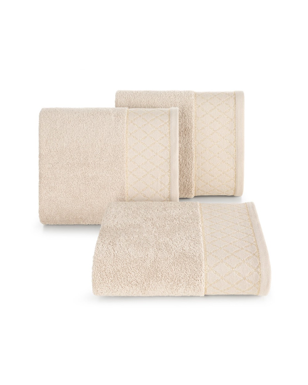 Ręcznik bawełna 50x90 Layla beżowy Eurofirany