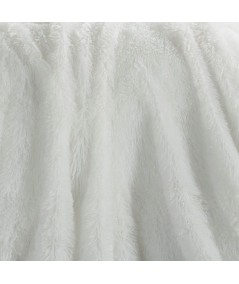 Koc futrzany narzuta Tiffany 170x210 biały