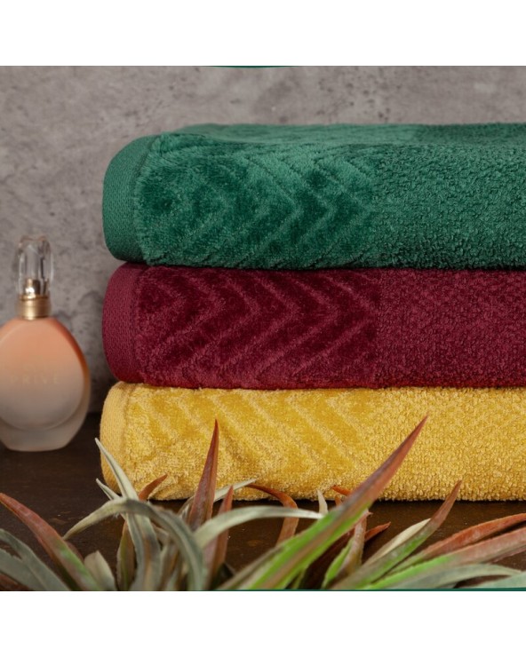 Ręcznik bawełna 70x140 Loren bordowy Eurofirany Ręcznik bawełna 70x140 Loren bordowy Eurofirany