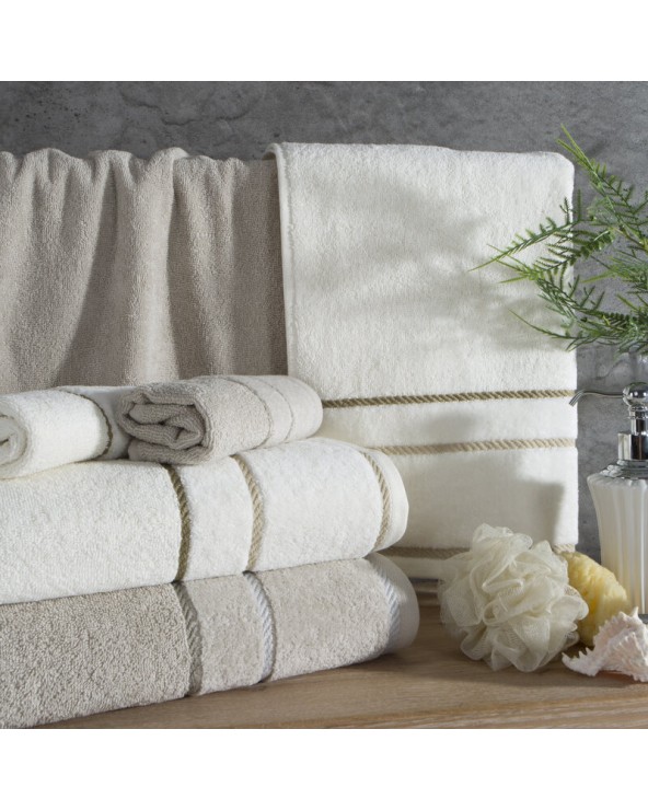 Ręcznik bawełna 50x90 Nel srebrny Eurofirany