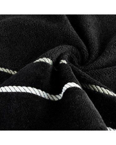 Ręcznik bawełna 30x50 Nel czarny Eurofirany