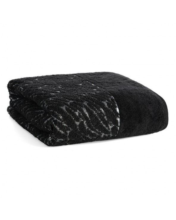 Ręcznik bawełna 70x140 Nola czarny Eurofirany