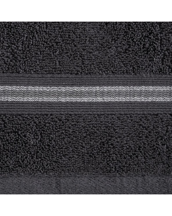 Ręcznik bawełna 50x90 Tris czarny Eurofirany