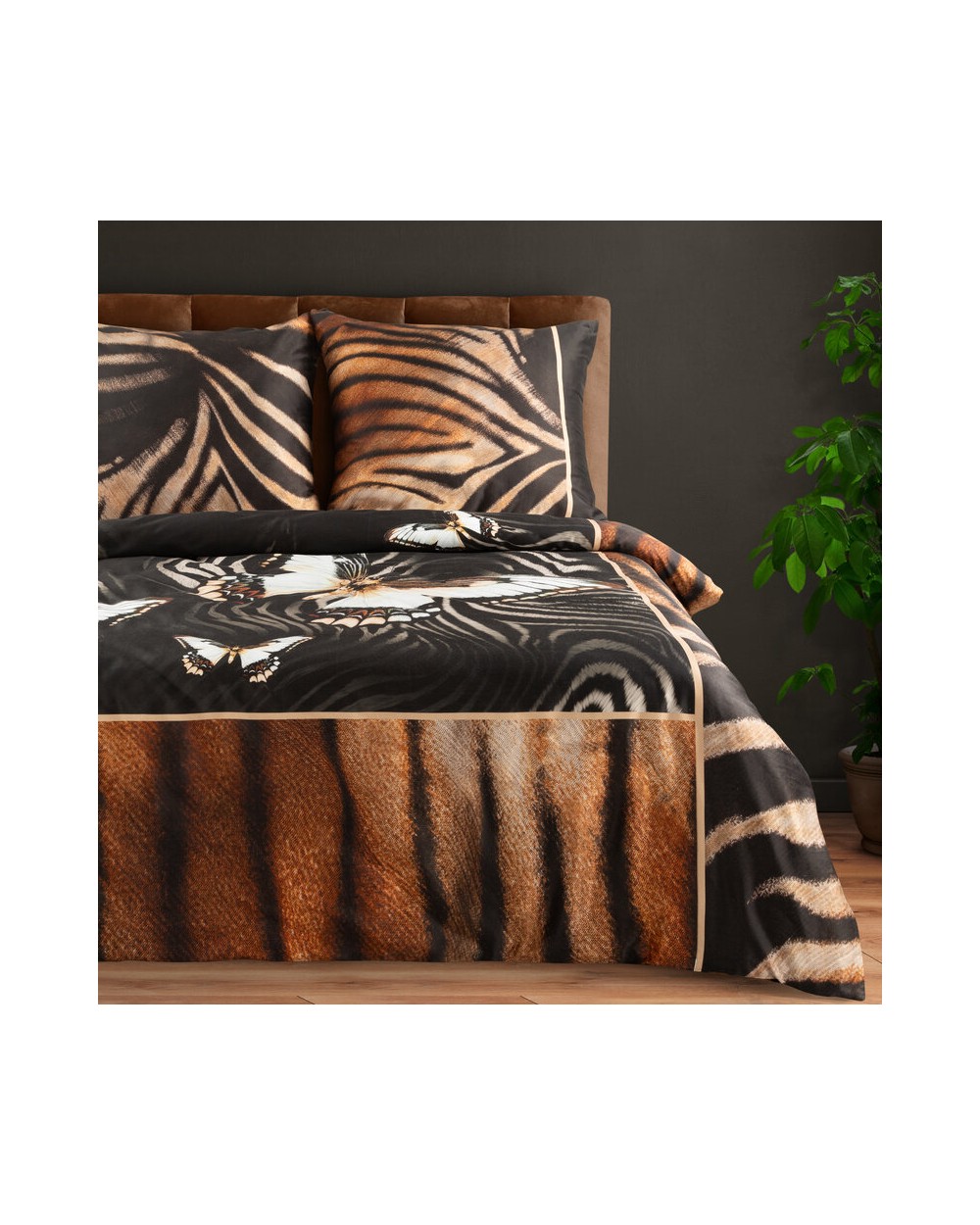 Pościel makosatyna 160x200 + 2x70x80 Eva 18 Eurofirany