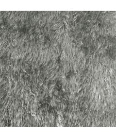 Koc futrzany narzuta Mavis 150x200 srebrny