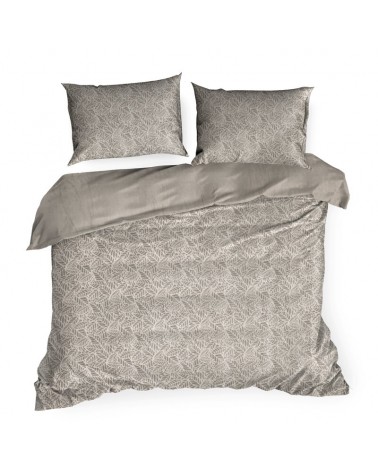 Pościel polarowa 200x220 + 2x70x80 Flano 3 beżowa/biała Eurofirany