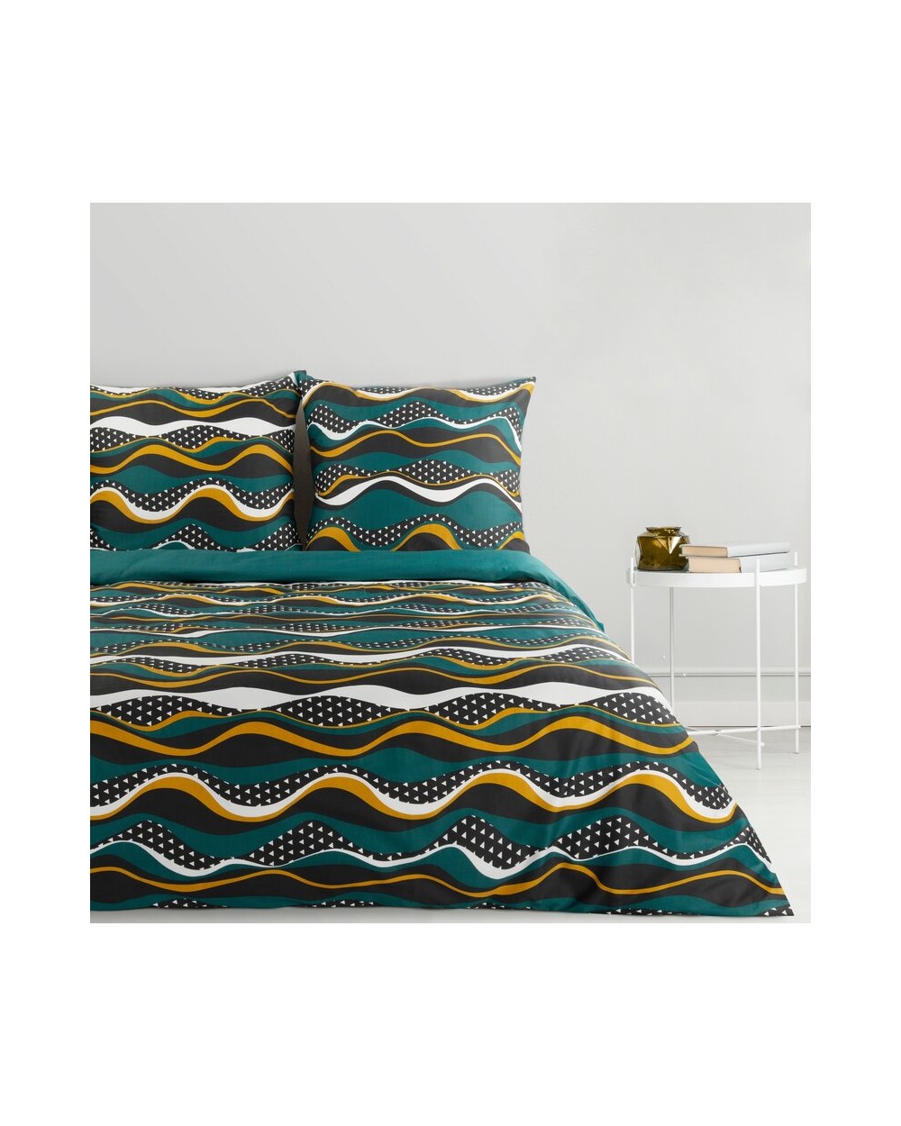 Pościel satyna bawełna 140x200 + 1x70x80 Nika 50 Eurofirany