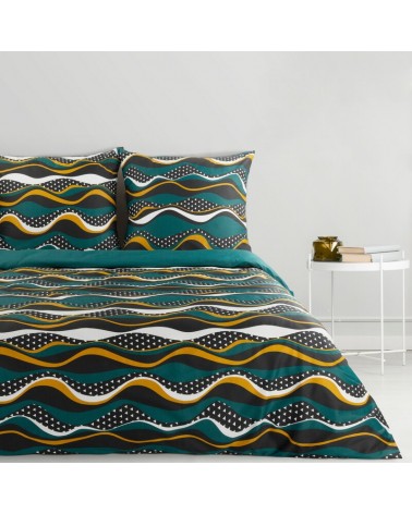 Pościel satyna bawełna 140x200 + 1x70x80 Nika 50 Eurofirany