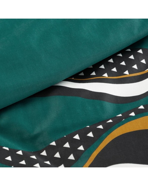 Pościel satyna bawełna 140x200 + 1x70x80 Nika 50 Eurofirany