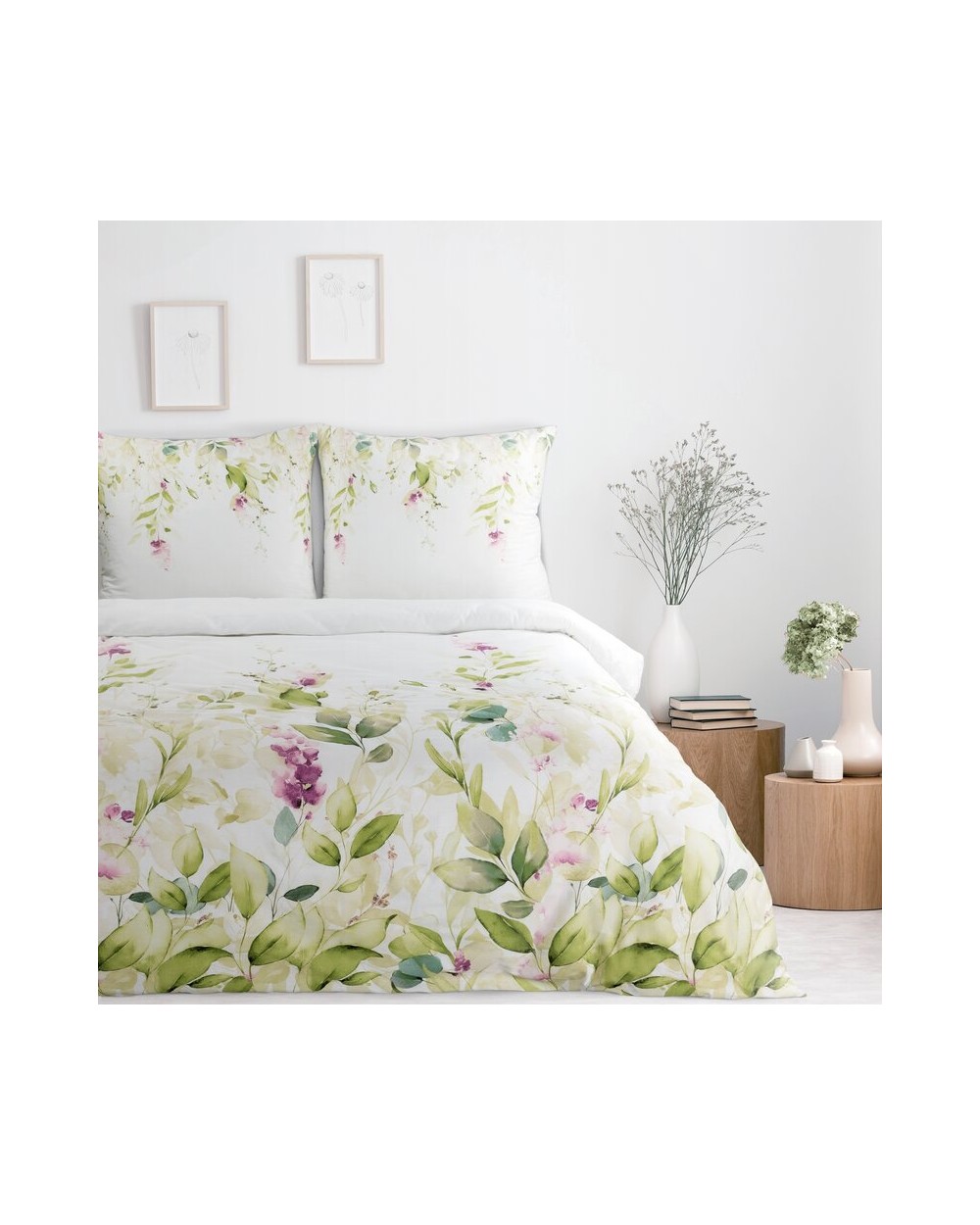 Pościel satyna bawełna 140x200 + 1x70x80 Nika 52 Eurofirany