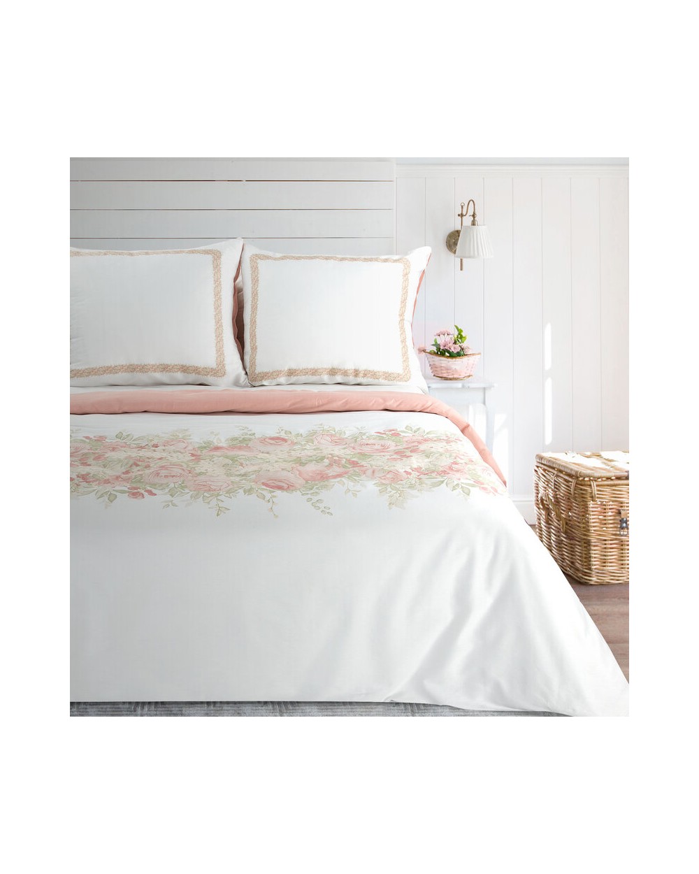 Pościel satyna bawełniana 200x220 + 2x70x80 Spring 25 Eurofirany