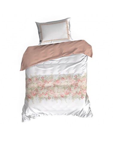 Pościel satyna bawełniana 200x220 + 2x70x80 Spring 25 Eurofirany