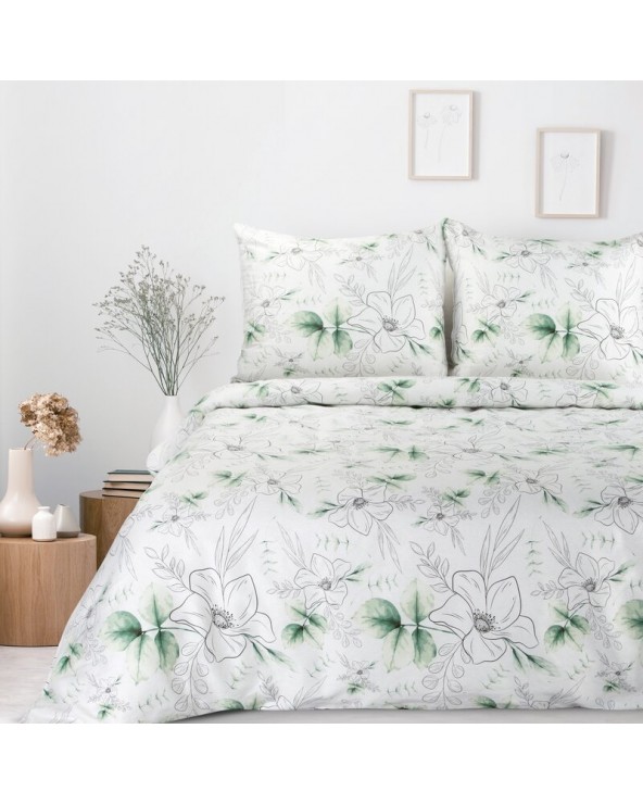 Pościel satyna bawełniana 140x200 + 1x70x80 Spring 28 Eurofirany