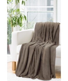 Koc futrzany narzuta Oliver 150x200 brązowy