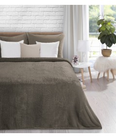 Koc futrzany narzuta Oliver 150x200 brązowy