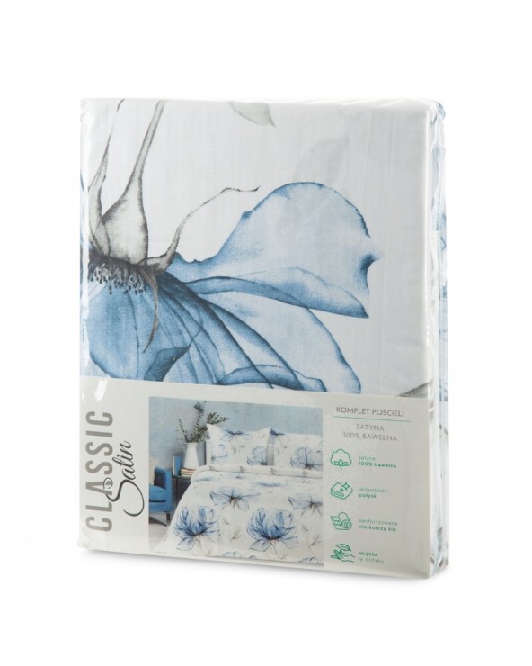 Pościel satyna bawełniana 200x220 + 2x70x80 Spring 34 Eurofirany