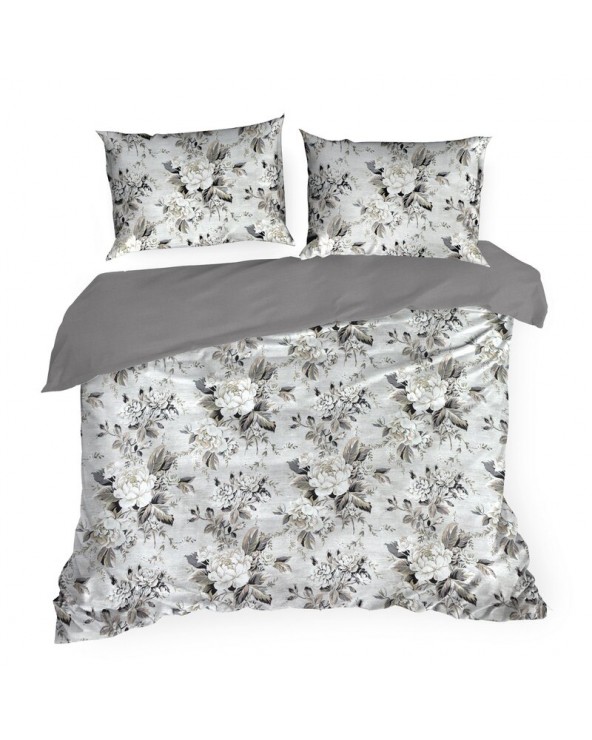 Pościel satyna bawełniana 140x200 + 1x70x80 Spring 62 Eurofirany