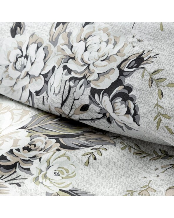 Pościel satyna bawełniana 140x200 + 1x70x80 Spring 62 Eurofirany