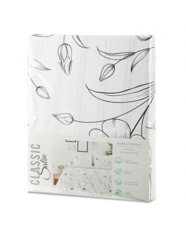 Pościel satyna bawełniana 200x220 + 2x70x80 Spring 64 Eurofirany