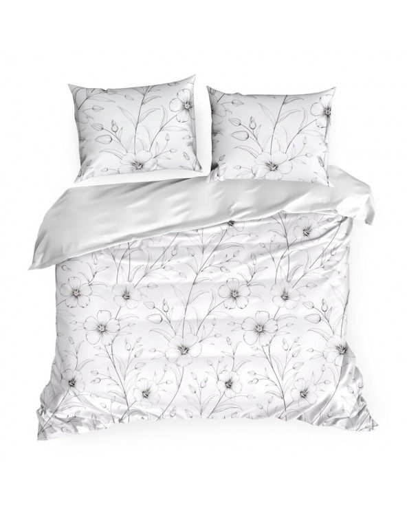 Pościel satyna bawełniana 200x220 + 2x70x80 Spring 64 Eurofirany