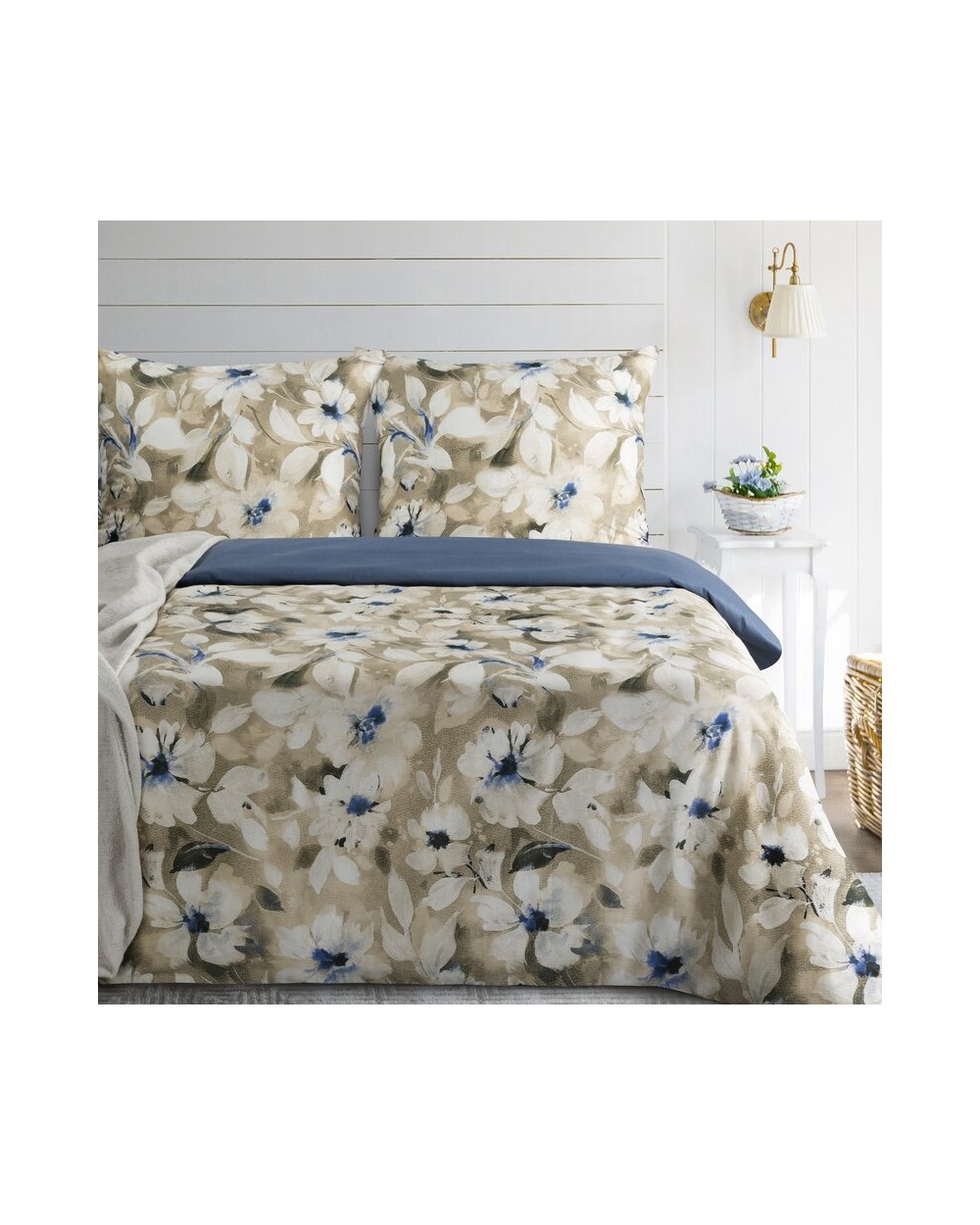 Pościel satyna bawełniana 200x220 + 2x70x80 Spring 66 Eurofirany