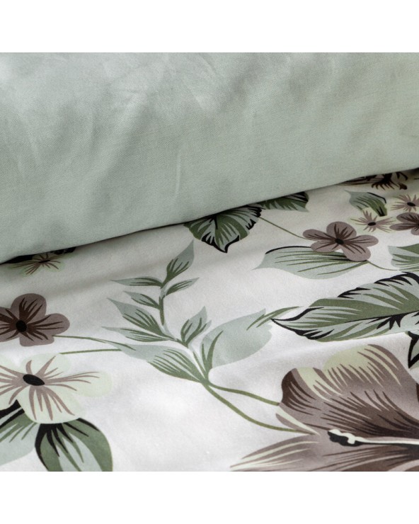 Pościel satyna bawełniana 140x200 + 1x70x80 Spring 67 Eurofirany