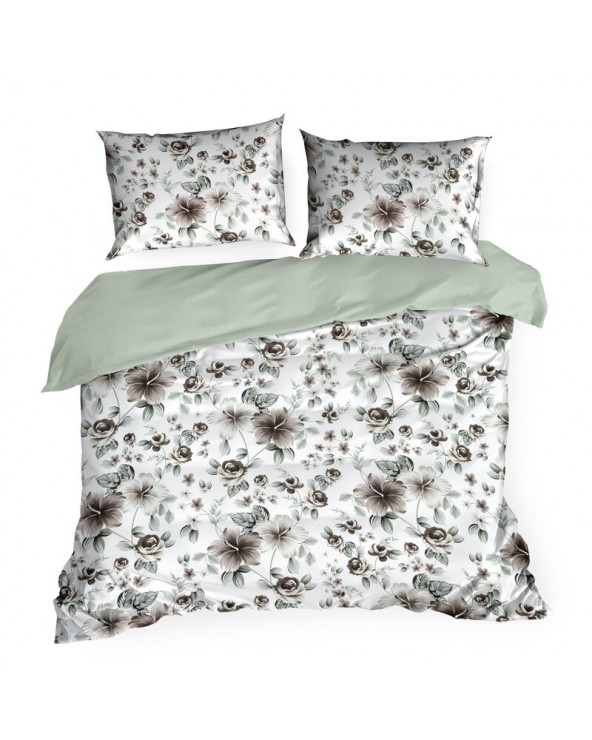 Pościel satyna bawełniana 200x220 + 2x70x80 Spring 67 Eurofirany