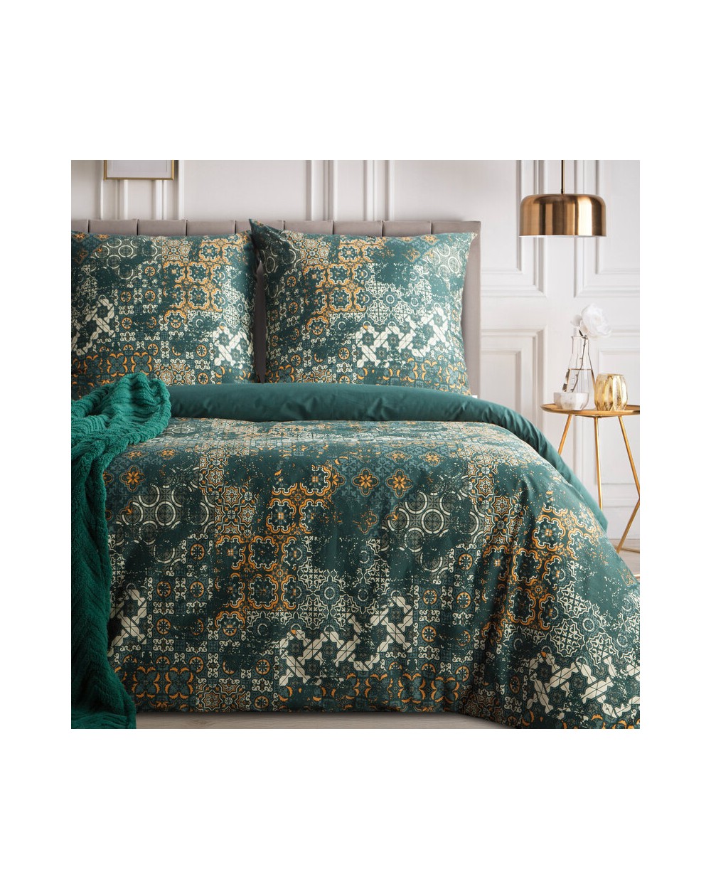 Pościel satyna bawełniana 160x200 + 2x70x80 Spring 69 Eurofirany