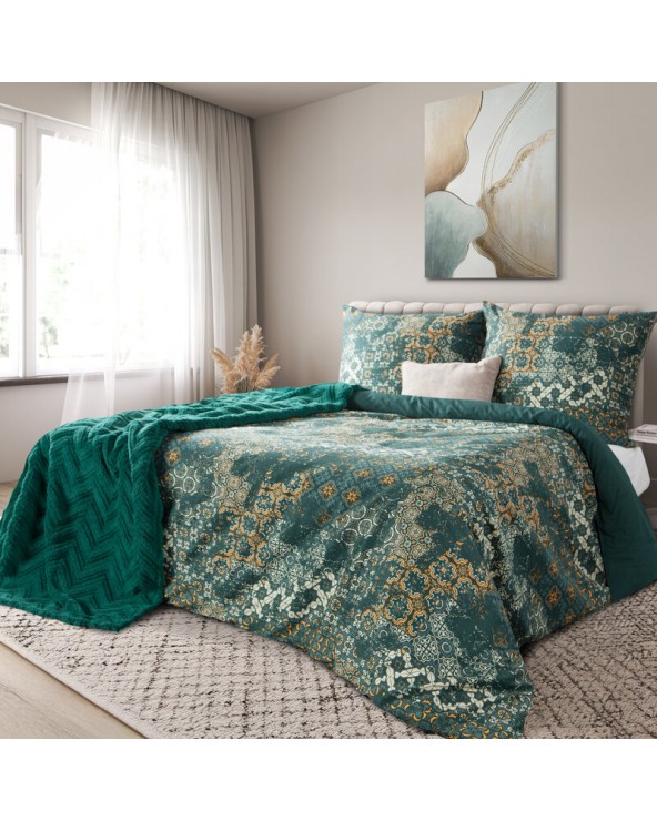 Pościel satyna bawełniana 200x220 + 2x70x80 Spring 69 Eurofirany