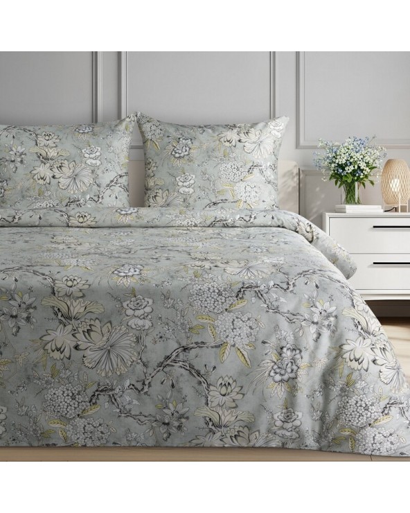 Pościel satyna bawełniana 200x220 + 2x70x80 Spring 72 Eurofirany