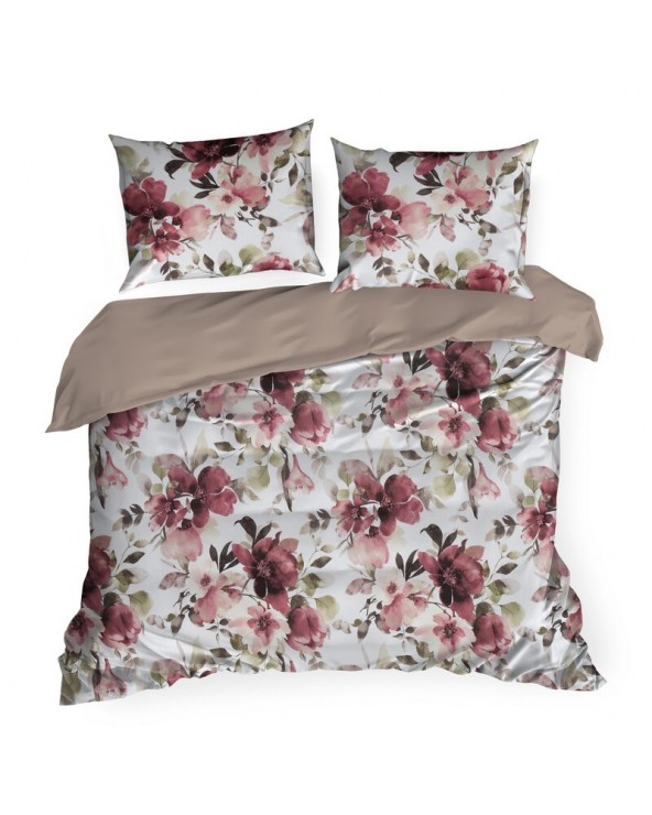 Pościel satyna bawełniana 140x200 + 1x70x80 Spring 74 Eurofirany