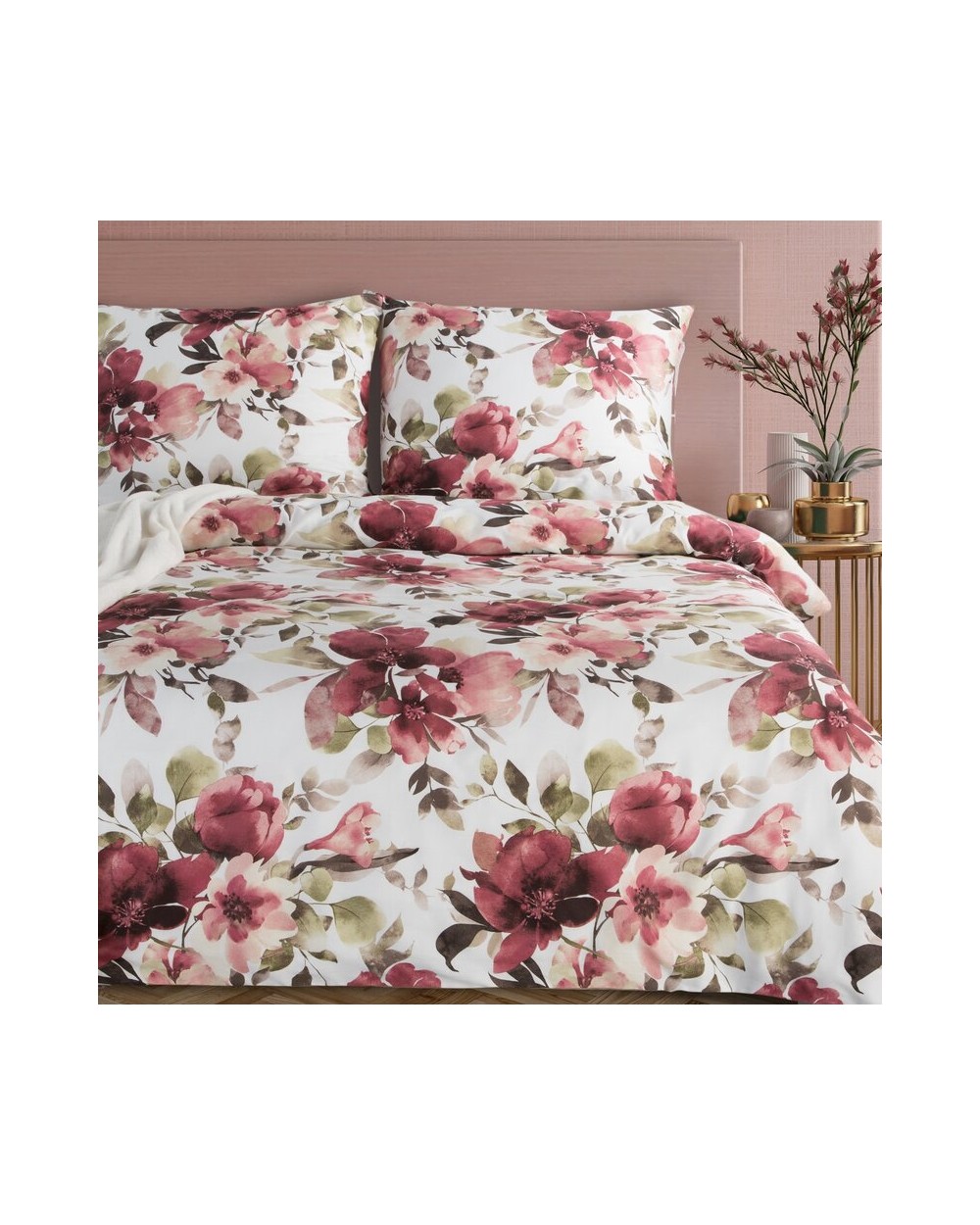 Pościel satyna bawełniana 160x200 + 2x70x80 Spring 74 Eurofirany