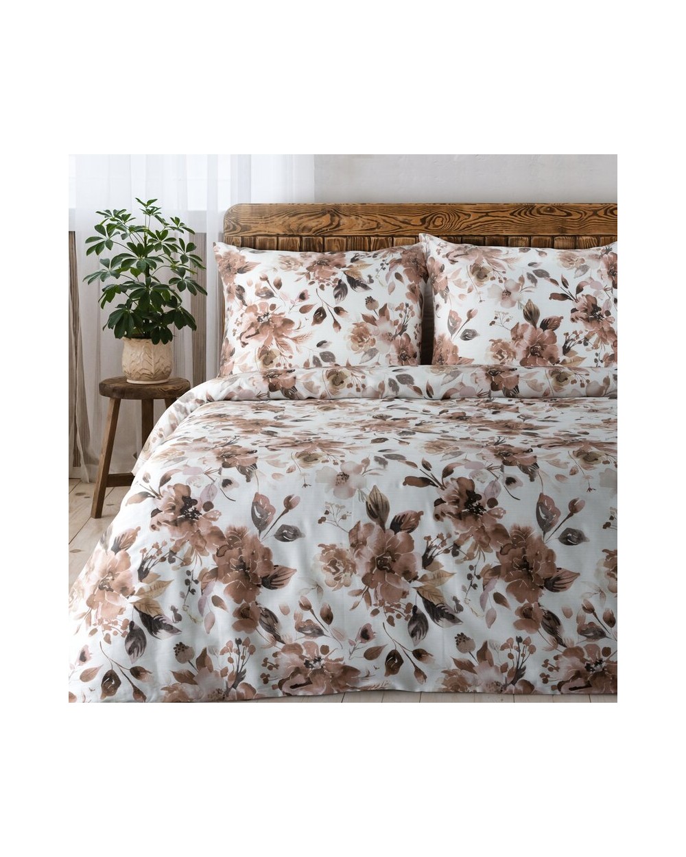 Pościel satyna bawełniana 160x200 + 2x70x80 Spring 76 Eurofirany