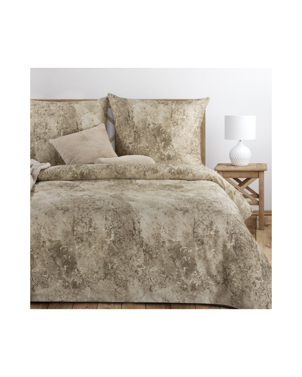 Pościel satyna bawełniana 200x220 + 2x70x80 Spring 77 Eurofirany