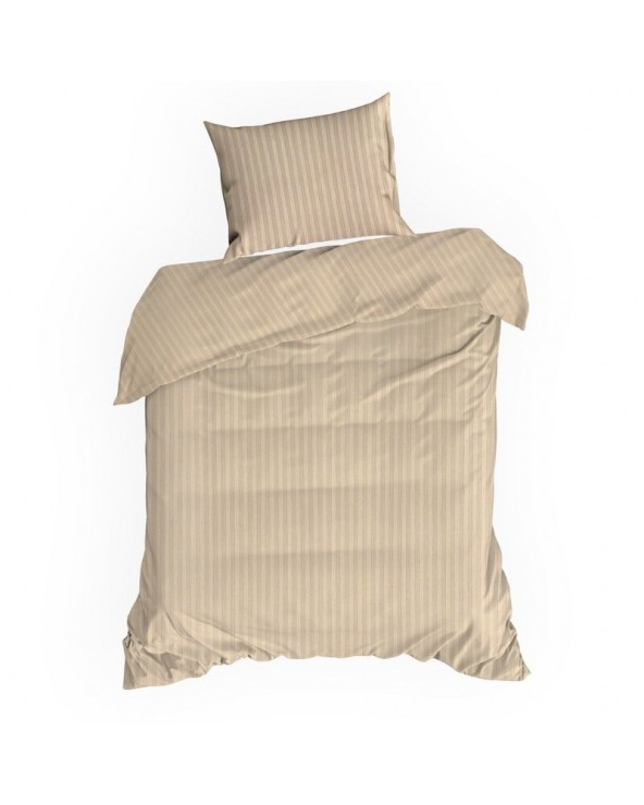 Pościel adamaszek 160x200 + 2x70x80 Vera beżowa Eurofirany