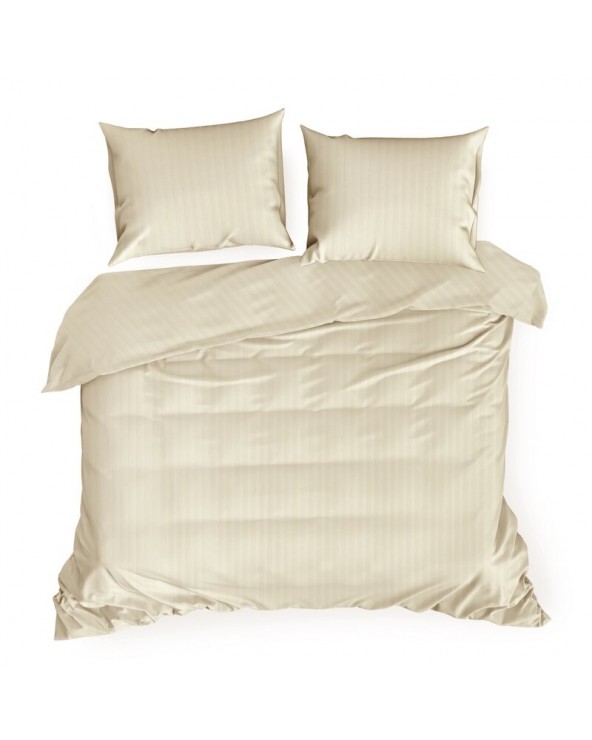 Pościel adamaszek 200x220 + 2x70x80 Vera kremowa Eurofirany