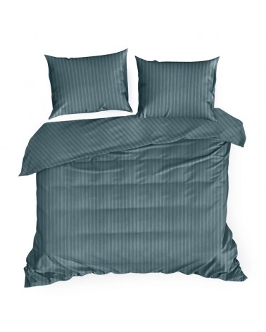 Pościel adamaszek 200x220 + 2x70x80 Vera morska Eurofirany