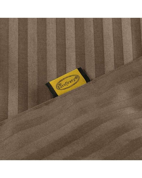 Pościel adamaszek 140x200 + 1x70x80 Vera terracotta Eurofirany