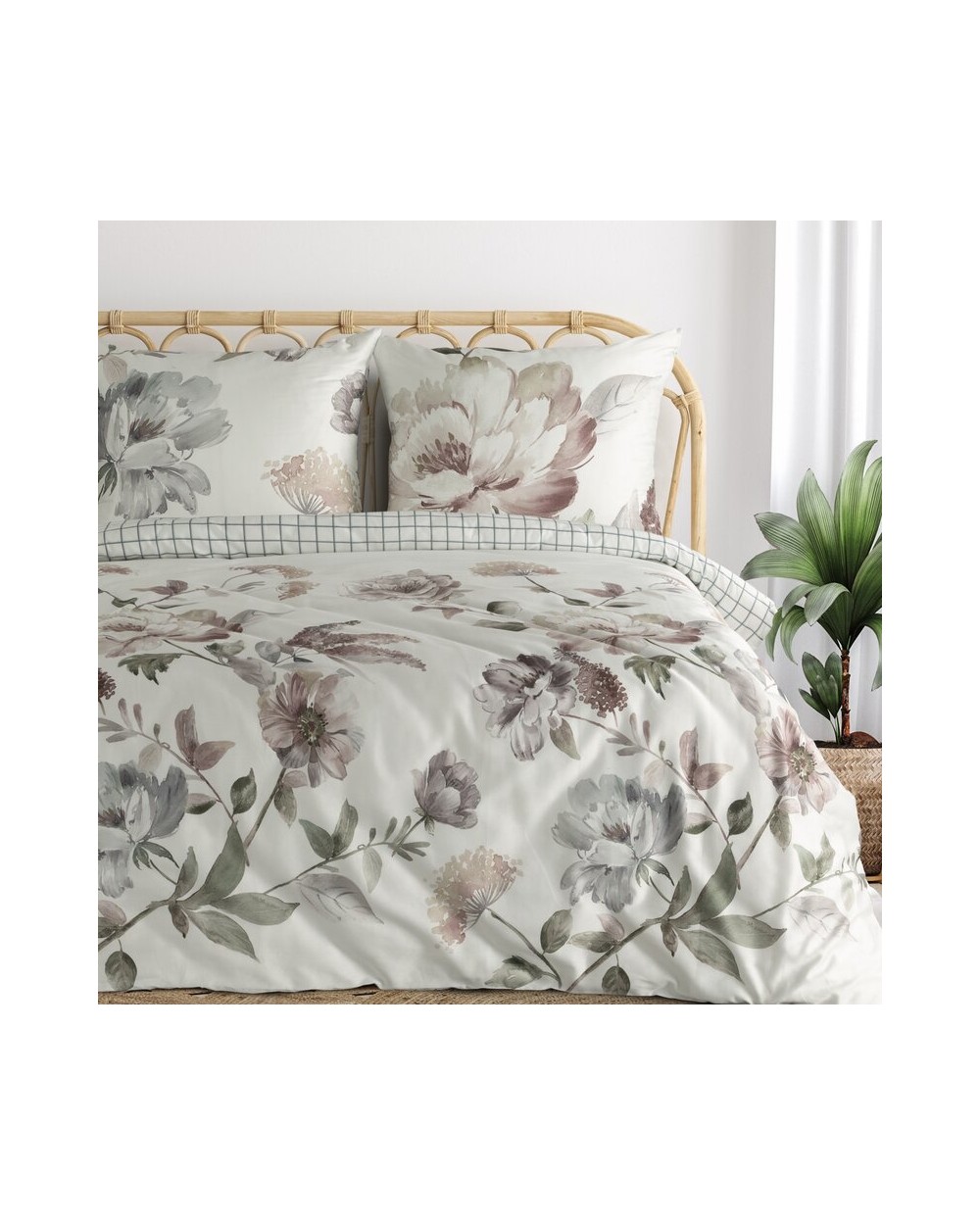 Pościel makosatyna 200x220 + 2x70x80 Rosalia Eurofirany