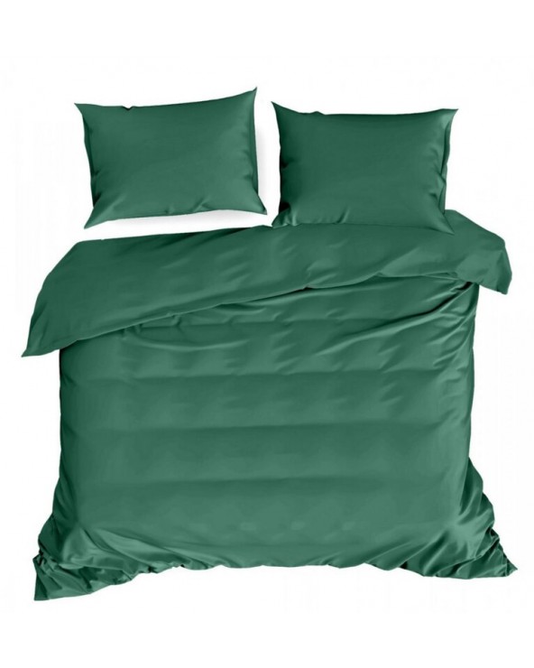 Pościel polycotton 200x220 + 2x70x80 Harmony zielona Eurofirany